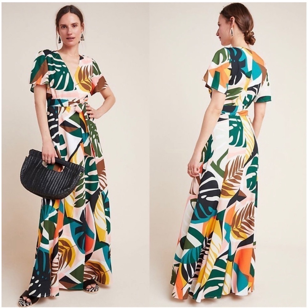 ANTHROPOLOGIE Hutch Wrap Dress